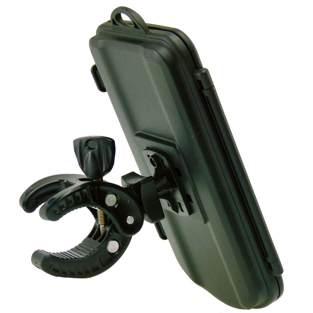 K-Tech Waterproof Motorcycle Bike Handlebar Clamp Mount for Samsung Galaxy J7 (sku 35402)