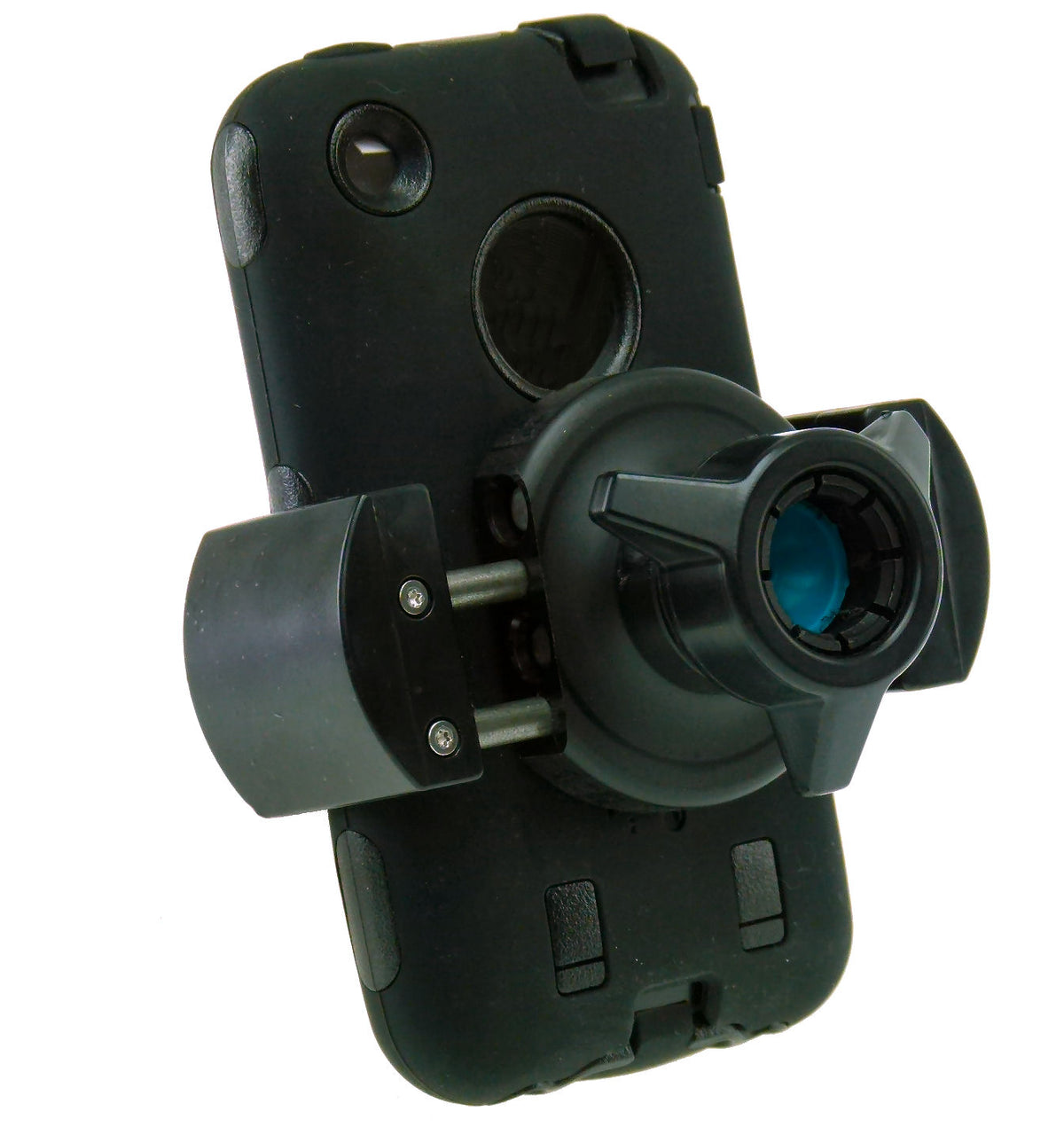 Motorcycle M8 Pin Mount &amp; "TechGripper" Phone Holder (sku 35505)