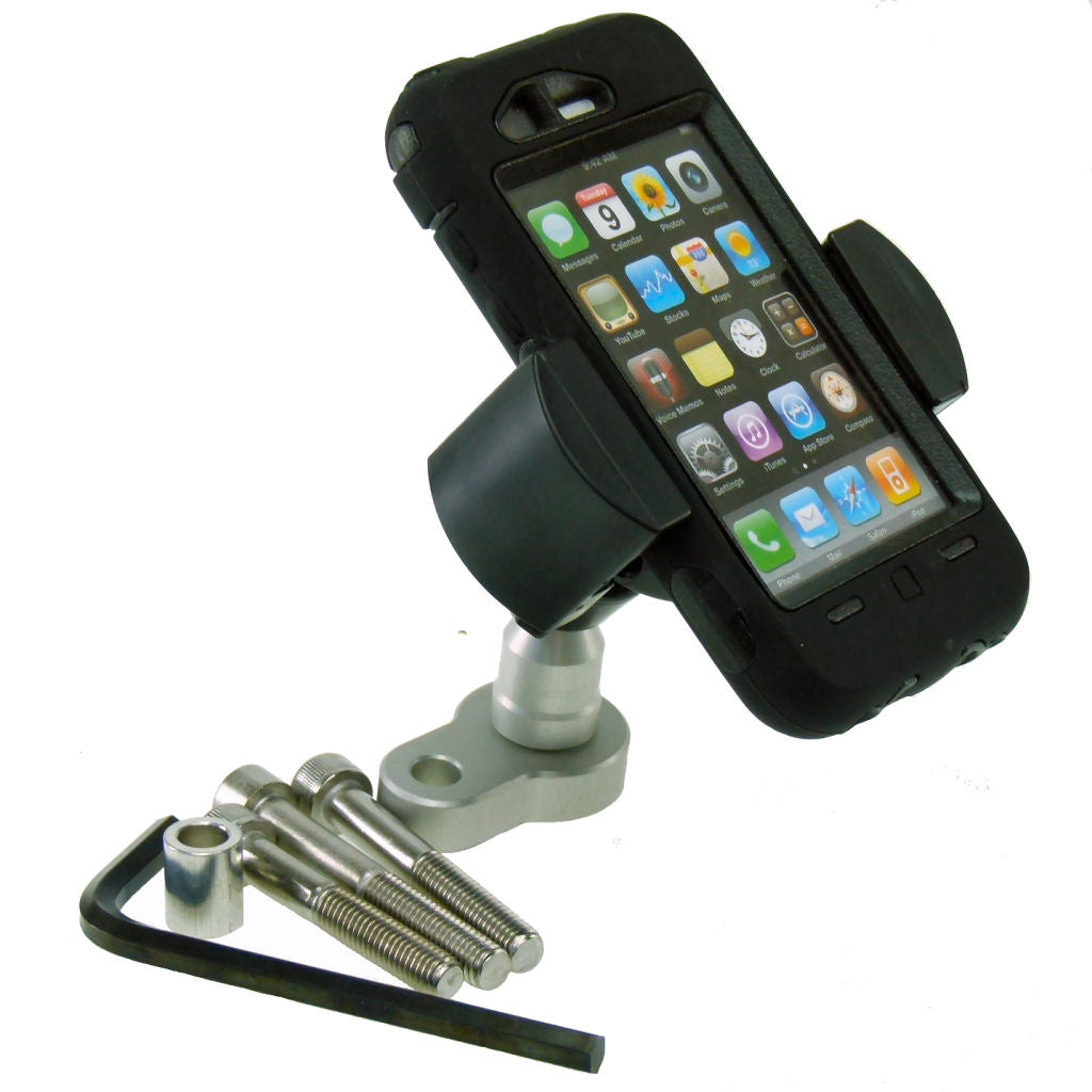 Motorcycle M8 Pin Mount &amp; "TechGripper" Phone Holder (sku 35505)