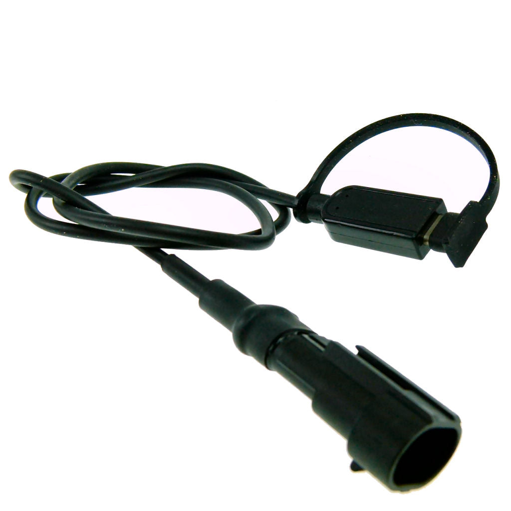 Short Adapter Micro C -  USB Type C Hella - DIN - BMW Socket Motorcycle Charging Cable (sku 35530)