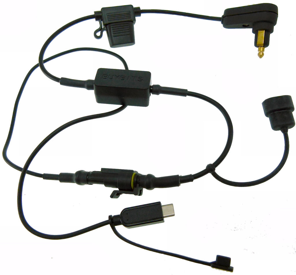BuyBits High Powered 2.1A Motorcycle Hella - DIN Charger for One Plus 3 (sku 35517)