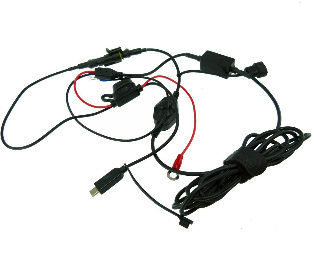 BuyBits High Power Motorcycle Hardwire Direct to Battery Cable for Samsung Galaxy S10e (sku 50670) - BuyBits Ltd UK