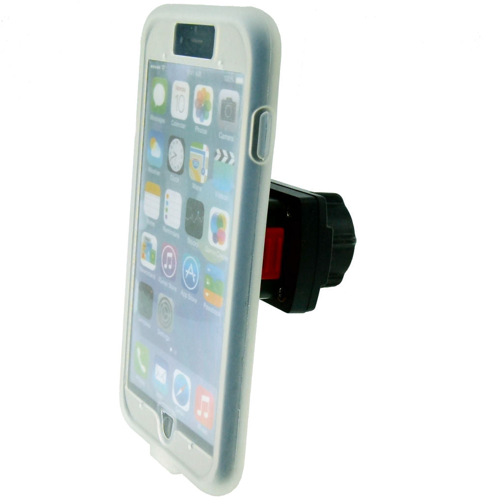 15mm - 17mm (0.59"-0.68") Motorcycle Fork Stem Yoke Mount &amp; TiGRA Case for iPhone XS MAX (sku 44161)