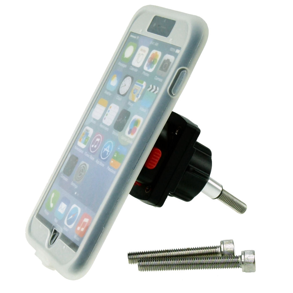 TiGRA MountCase Bundle with Motorcycle M8 Top Clamp Mount for iPhone 7 (sku 35778)