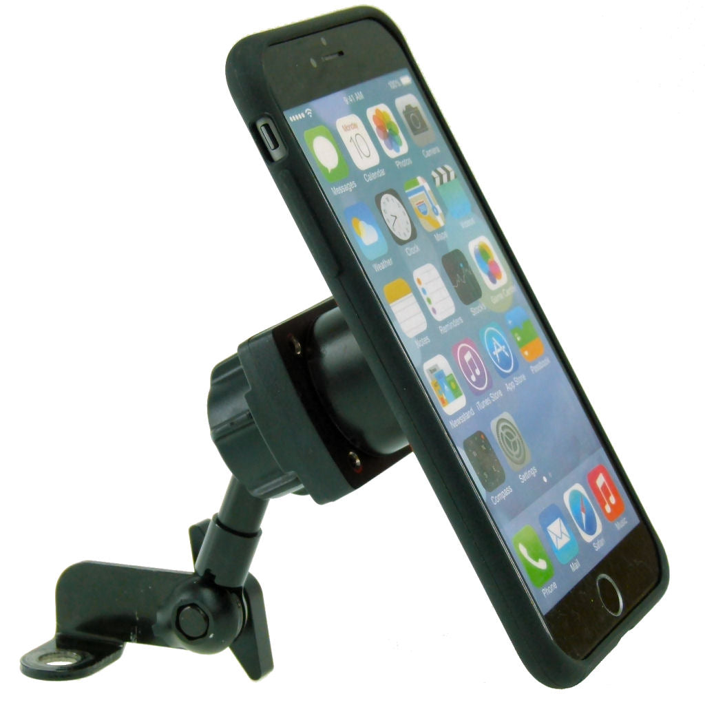 TiGRA MountCase for iPhone 8 PLUS &amp; M8 - M10 Motorcycle Mirror Mount (sku 39061)