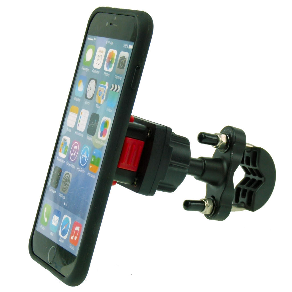 TiGRA MountCase for iPhone 7 &amp; Metal U Bolt Handlebar Mount Bundle (sku 35788)