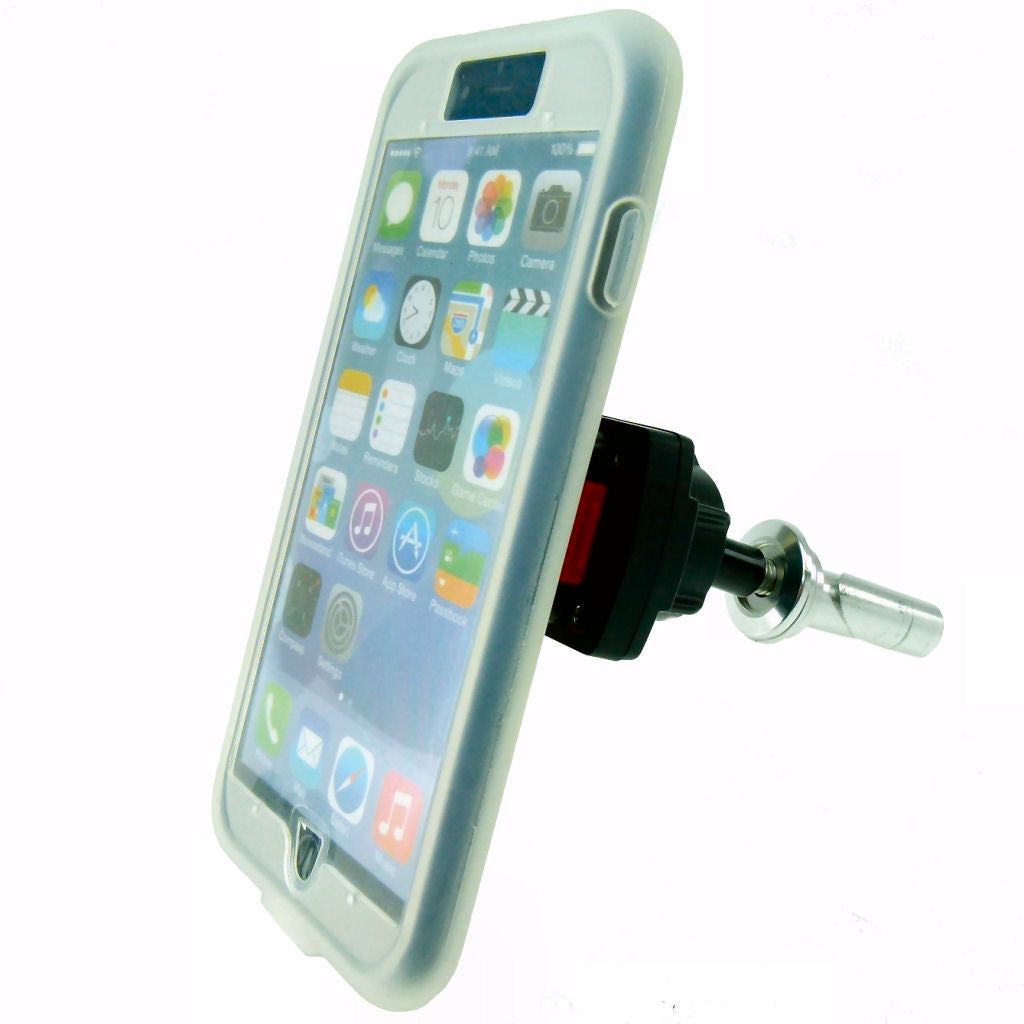 13.3-14.7mm Motorcycle Fork Stem Yoke Mount &amp; TiGRA Case for iPhone 6 PLUS (sku 45768)
