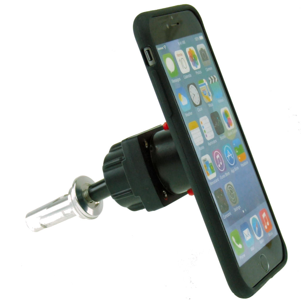 15mm - 17mm (0.59"-0.68") Motorcycle Fork Stem Yoke Mount &amp; TiGRA Case for iPhone XS (sku 45263)
