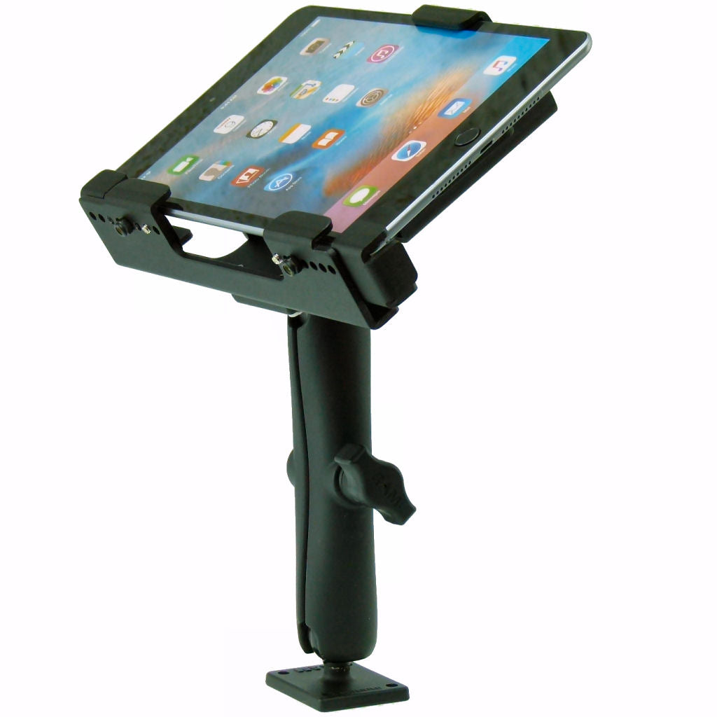 Key Lock Permanent Heavy Duty Adjustable Mount for iPad Mini 4 (sku 35795)