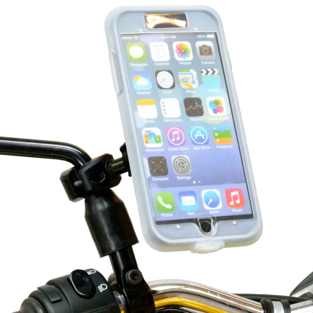 TiGRA MountCase for iPhone 7 PLUS (5.5") with Motorcycle Mirror Mount (sku 35800)