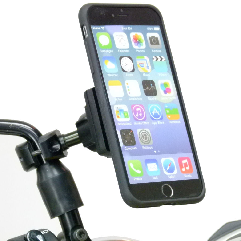 TiGRA MountCase for iPhone 7 PLUS (5.5") with Motorcycle Mirror Mount (sku 35800)