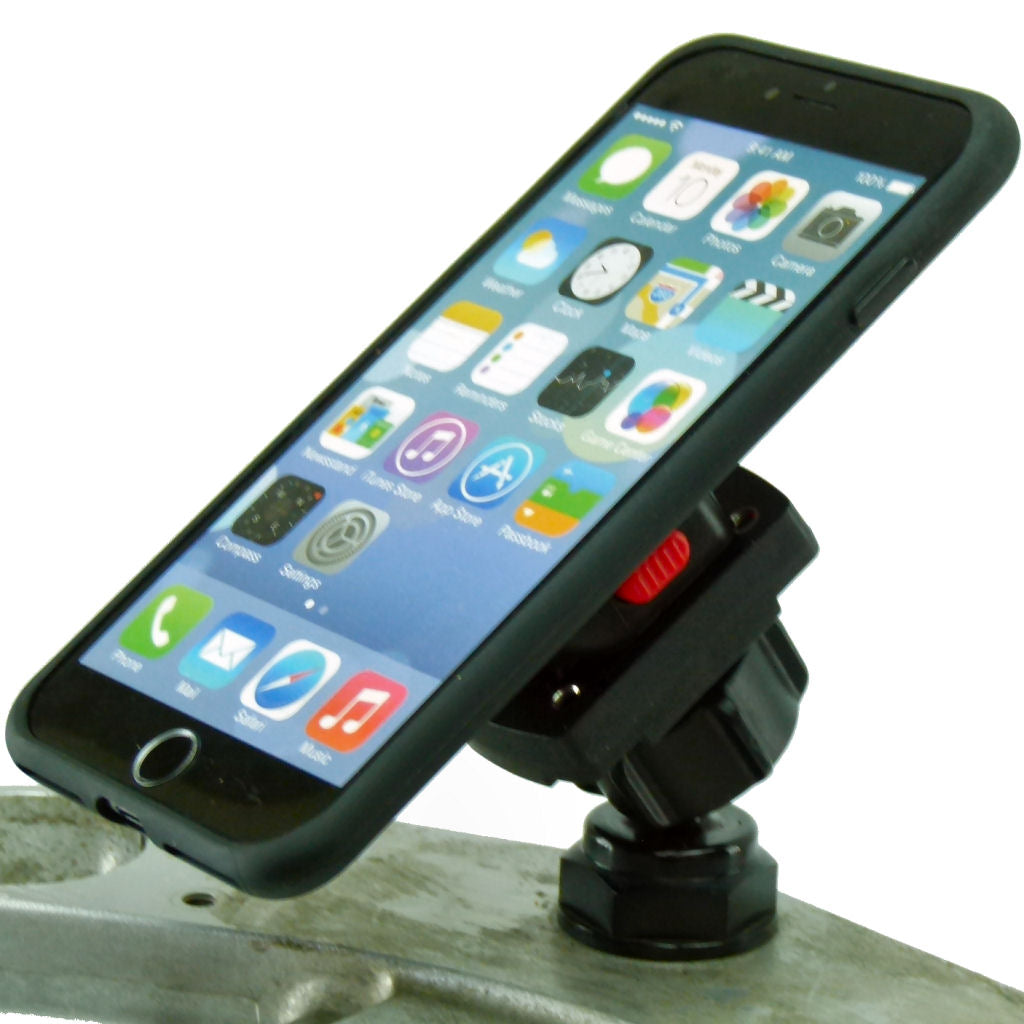 Yoke 30 Motorcycle Nut Mount &amp; TiGRA MountCase Holder for Apple iPhone 8 PLUS (sku 39066)