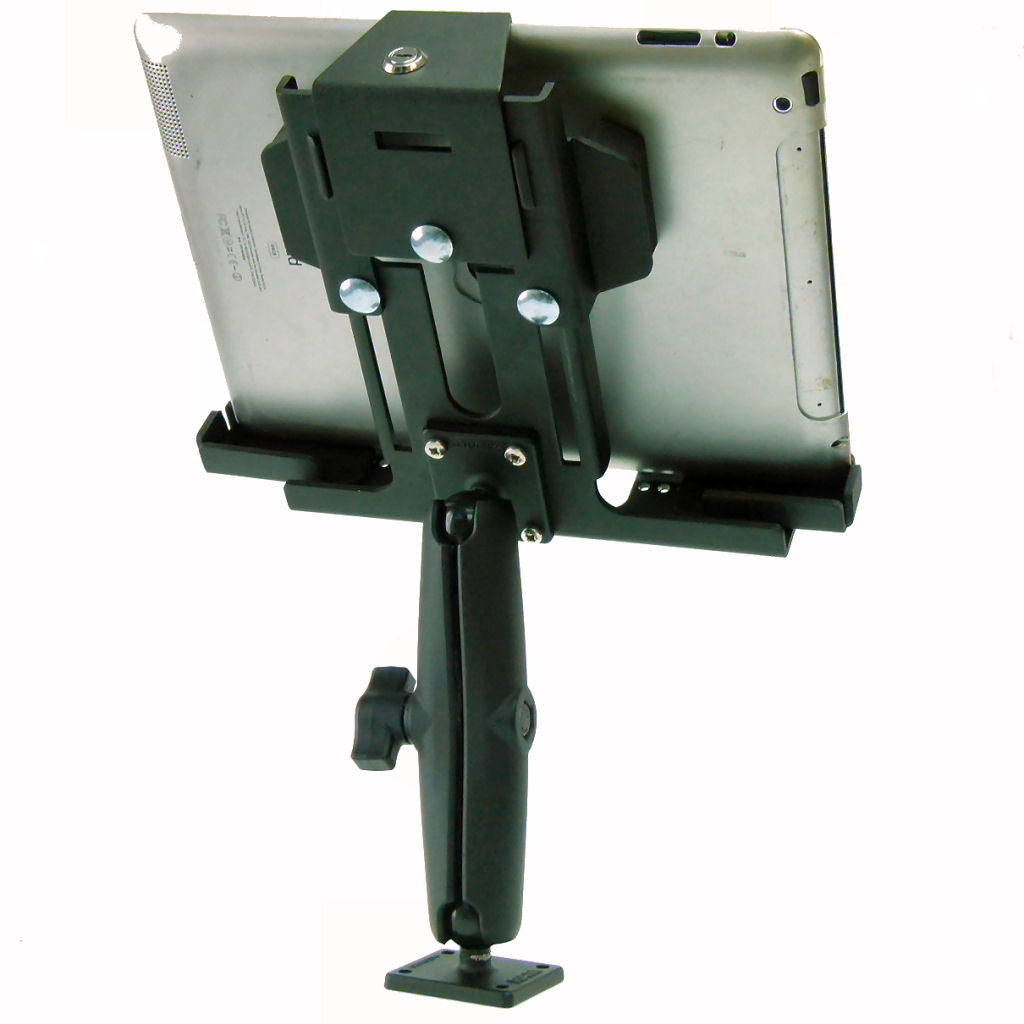 Key Lock Permanent Heavy Duty Adjustable Mount for iPad 2 (sku 35803)