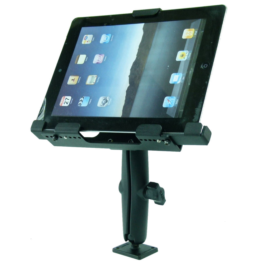 Key Lock Permanent Heavy Duty Adjustable Mount for iPad 4 (sku 35805)