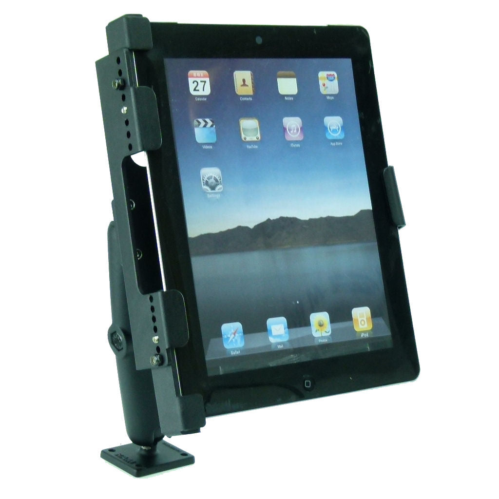 Key Lock Permanent Heavy Duty Adjustable Mount for iPad 4 (sku 35805)