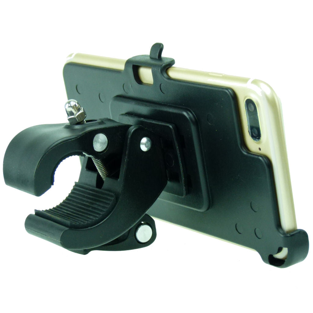 Dedicated Quick Fix Bike Motorcycle Cycle Handlebar Clamp Mount for iPhone 7 PLUS (5.5) (sku 35857)