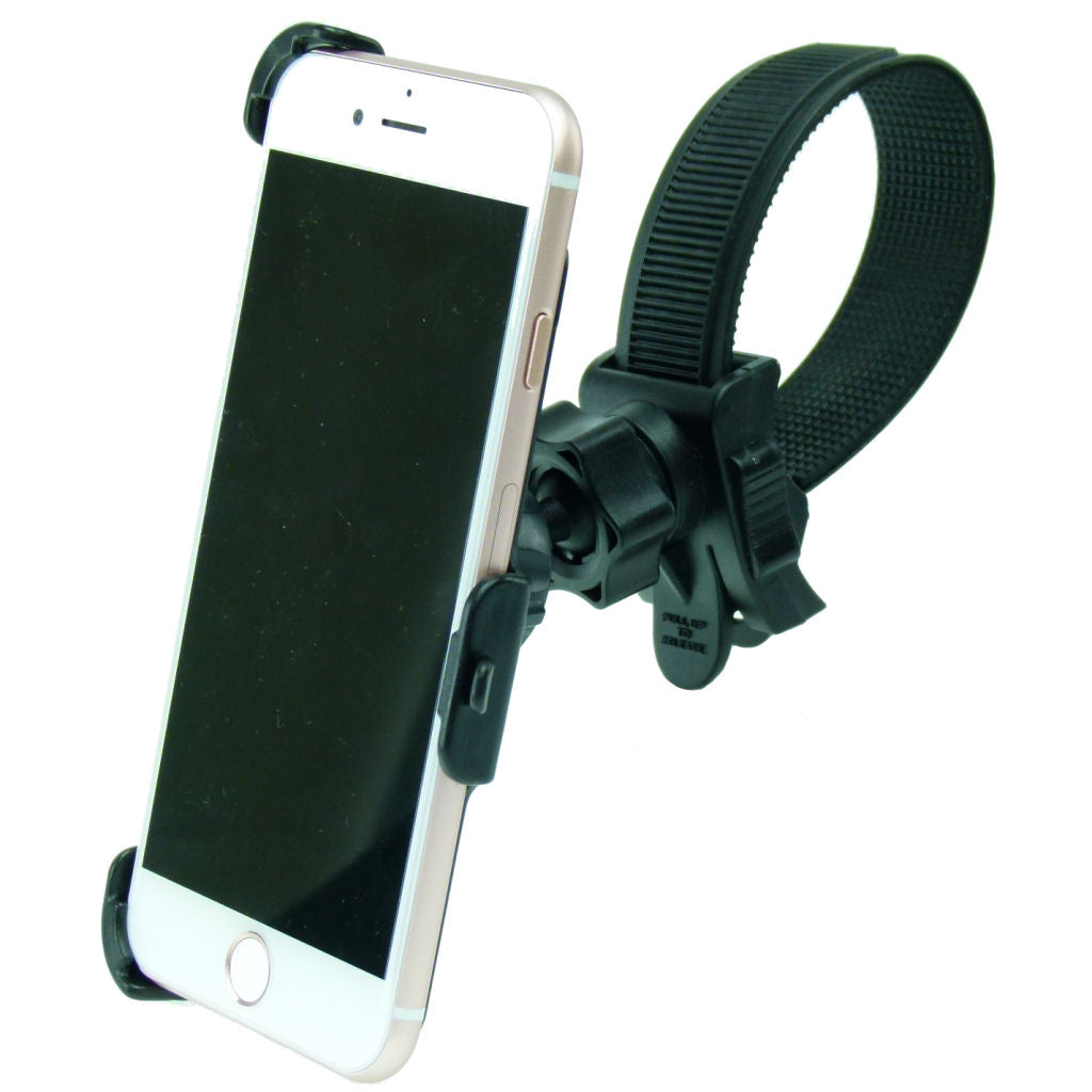 Locking Strap Motorcycle Bike Handlebar Mount for iPhone 7 (4.7") (sku 35872)