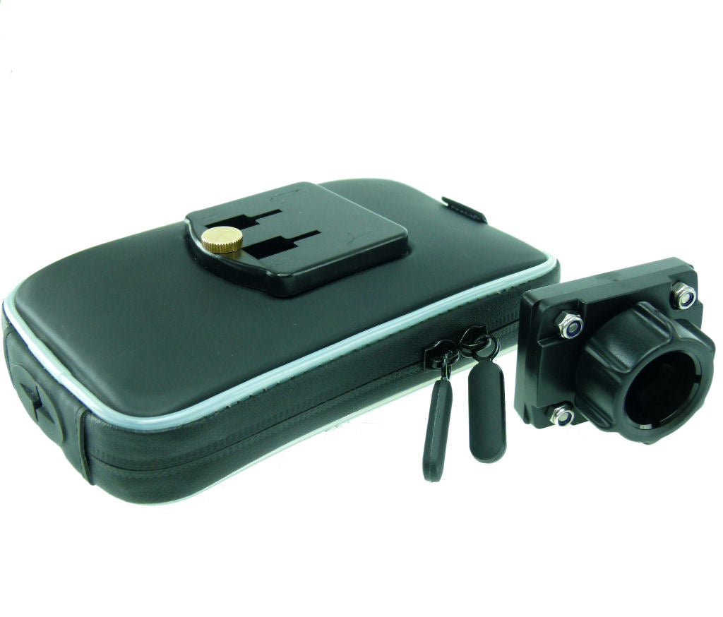 13.3-14.7mm Motorcycle Fork Stem Mount with Arkon Waterproof Case fits Apple iPhone 6 Plus (sku 36141)