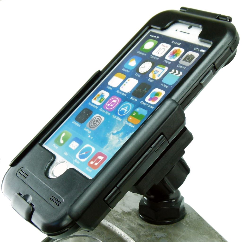 Yoke 10 Motorcycle Nut Mount with TiGRA Waterproof Tough Case for iPhone SE 2 (2020) fits Honda (sku 53633) - BuyBits Ltd UK
