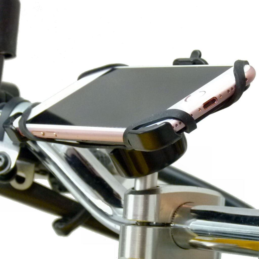 Dedicated Motorcycle M8 Handlebar Top Clamp Phone Mount for iPhone SE 2 (2020) (sku 53626) - BuyBits Ltd UK