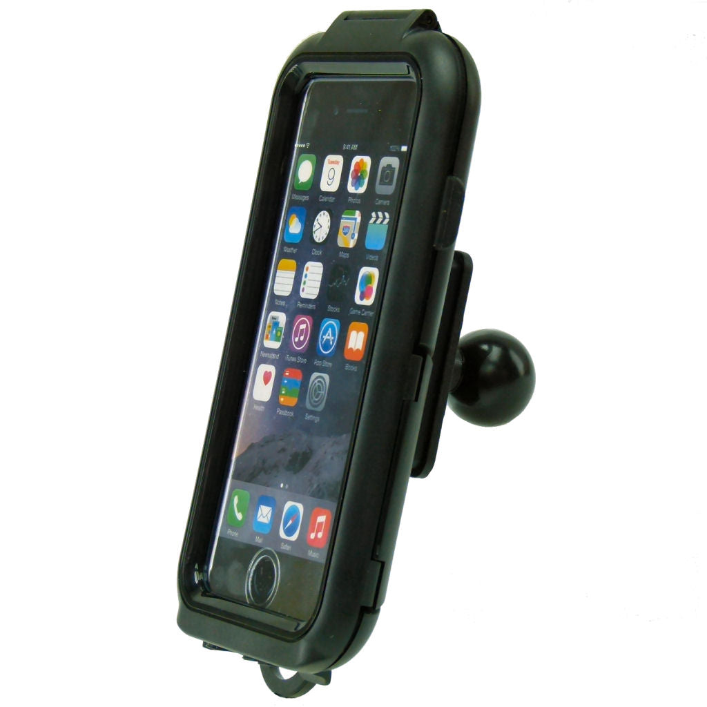 BuyBits Compact Hard Shell Tough Case for iPhone 8 (4.7") with 25mm - 1" Ball Adapter (sku 37886)