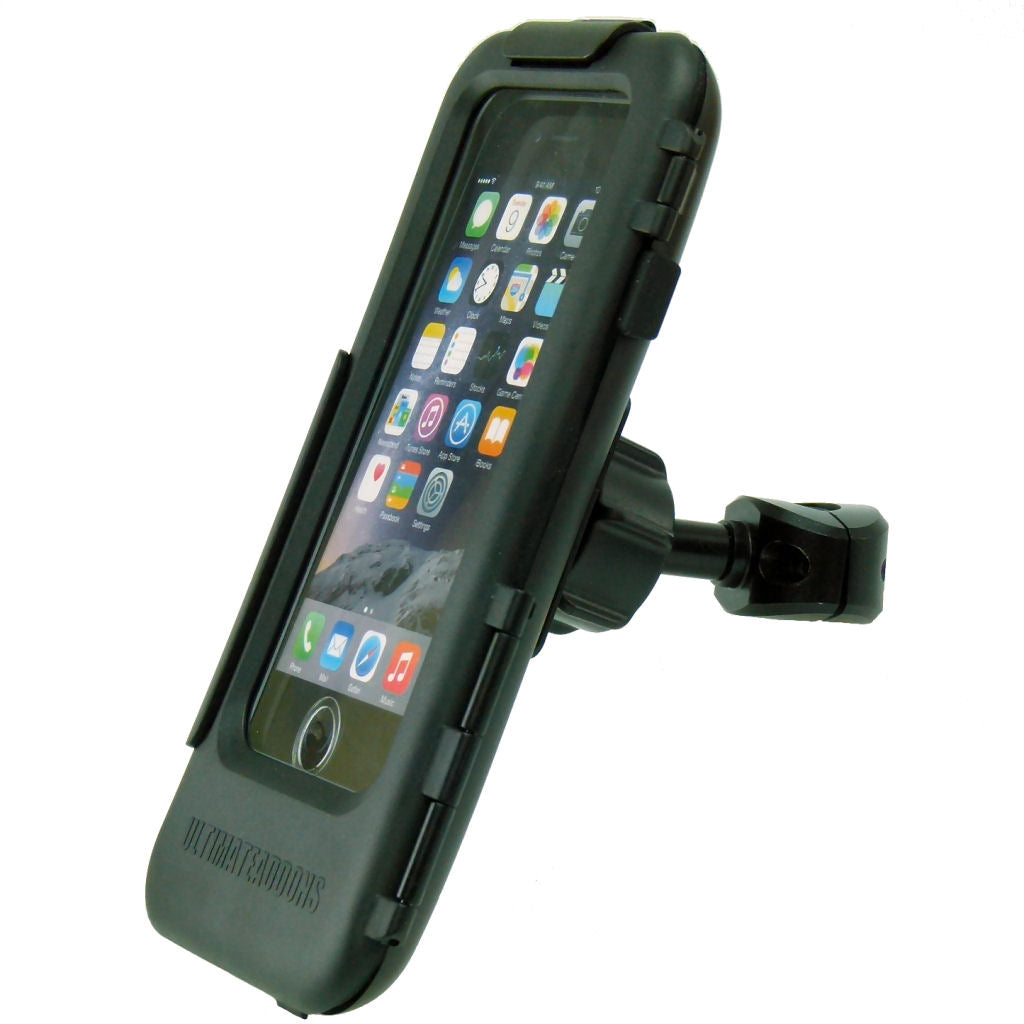 Motorcycle Bike Scooter Mirror Hard Shell Tough Case Mount for iPhone 7 (4.7") (sku 36597)
