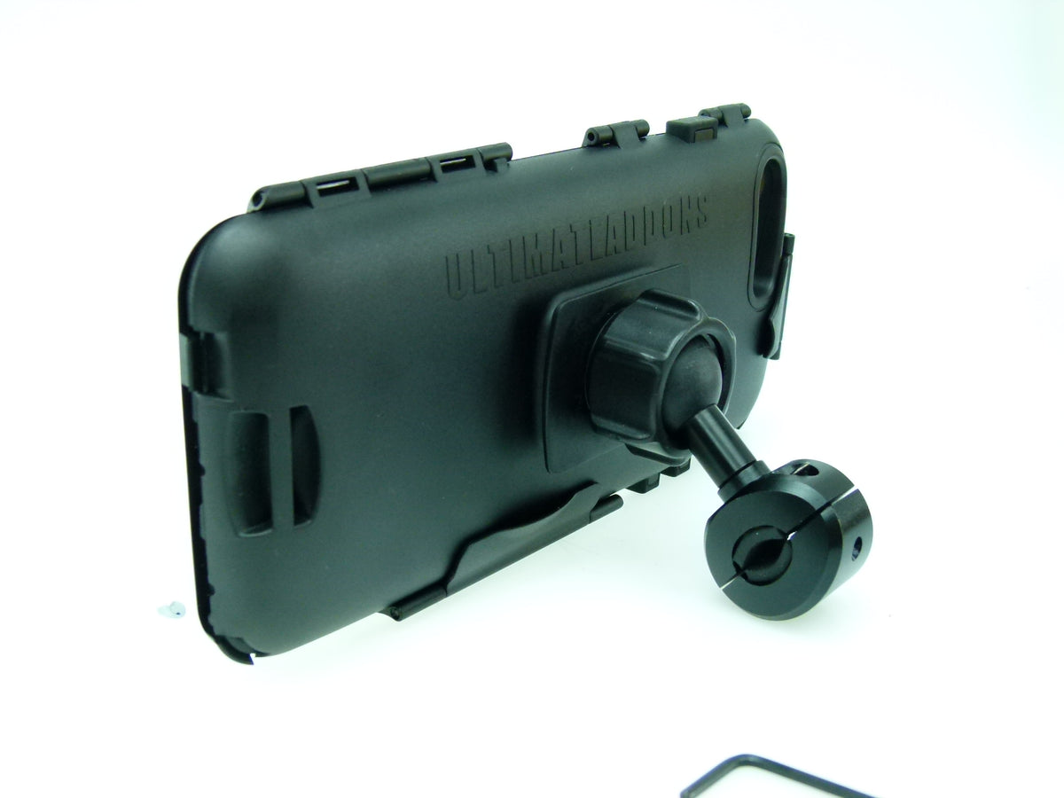 Motorcycle Bike Scooter Mirror Hard Shell Tough Case Mount for iPhone 7 PLUS (5.5") (sku 36598)