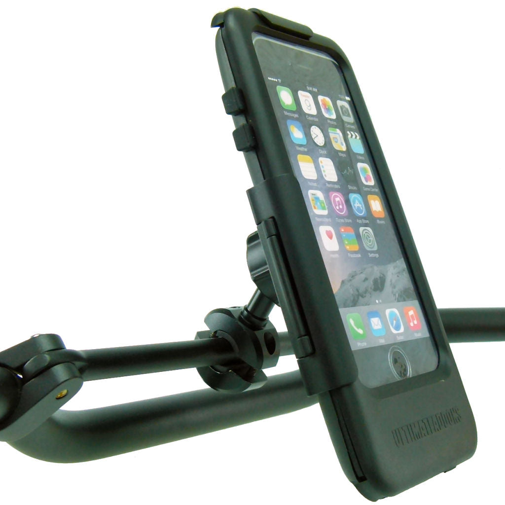 Motorcycle Crossbar Hard Shell Tough Case Mount for iPhone 7 PLUS (5.5") (sku 36600)