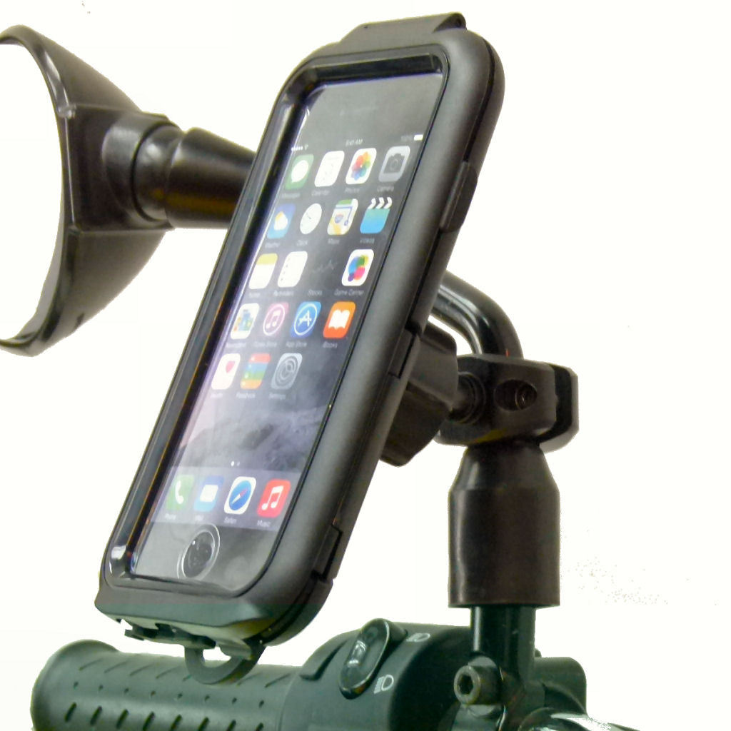 BuyBits Compact Hard Shell Tough Case Bike Mirror Mount for iPhone 7 (4.7") (sku 36601)