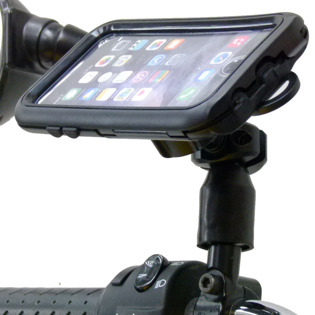 BuyBits Compact Hard Shell Tough Case Bike Mirror Mount for iPhone 7 (4.7") (sku 36601)