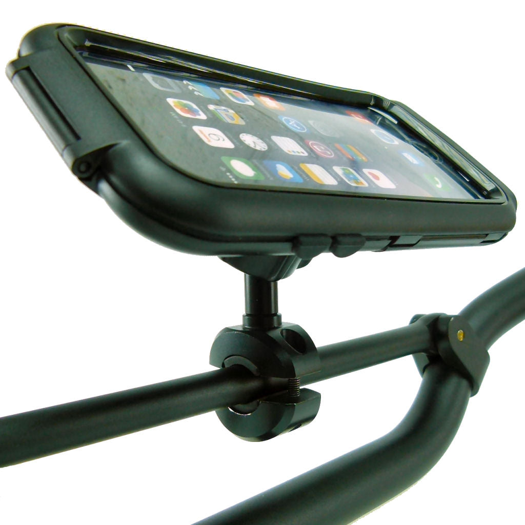 BuyBits Compact Hard Shell Tough Case Bike Crossbar Mount for iPhone 8 (4.7") (sku 37987)