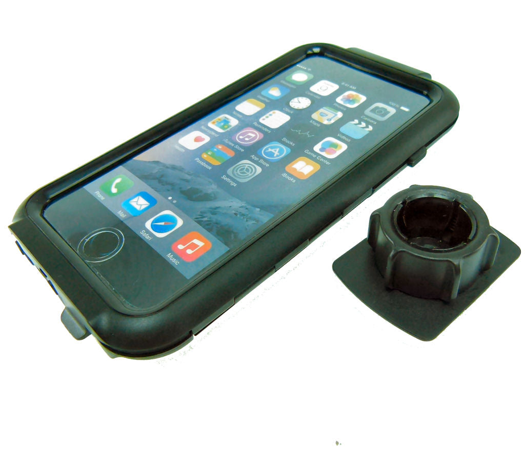 BuyBits Compact Hard Shell Tough Case Bike Crossbar Mount for iPhone 7 PLUS (5.5") (sku 36604)
