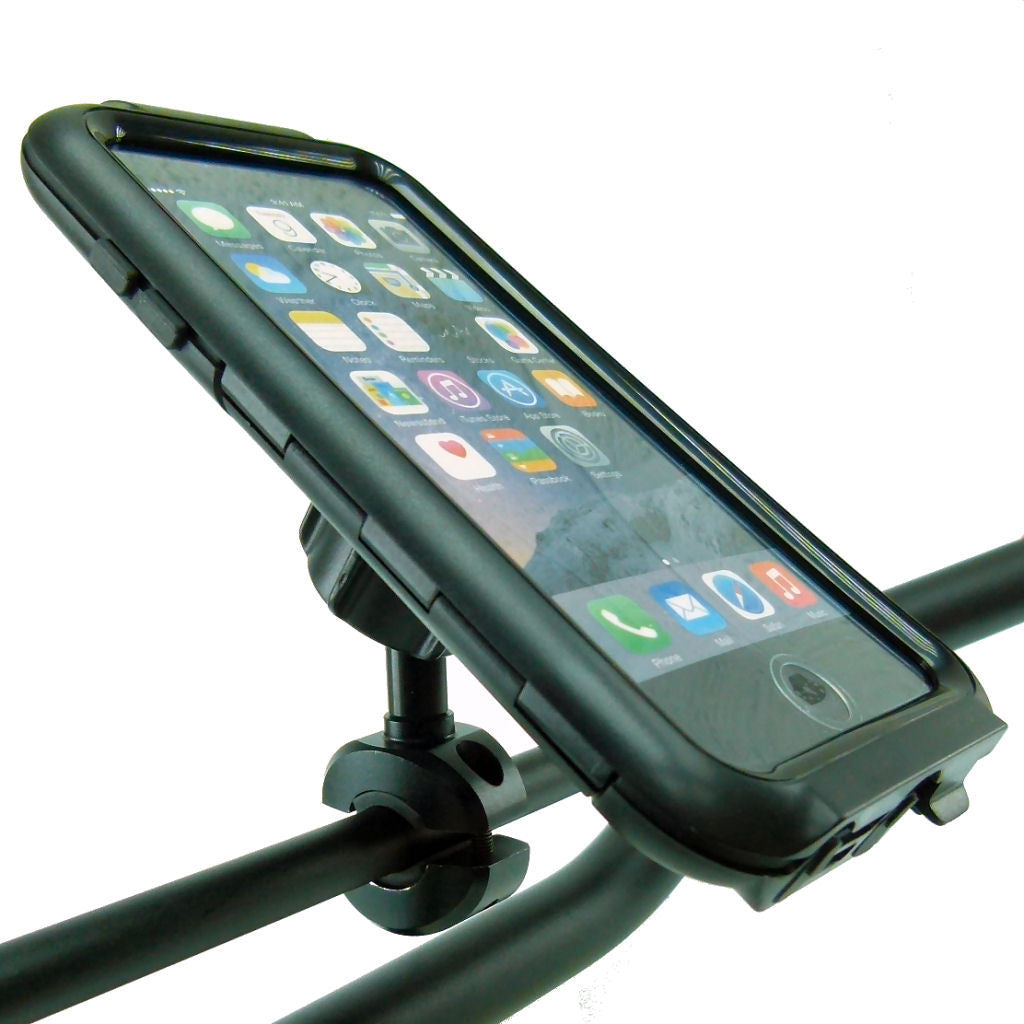 BuyBits Compact Hard Shell Tough Case Bike Crossbar Mount for iPhone 7 PLUS (5.5") (sku 36604)
