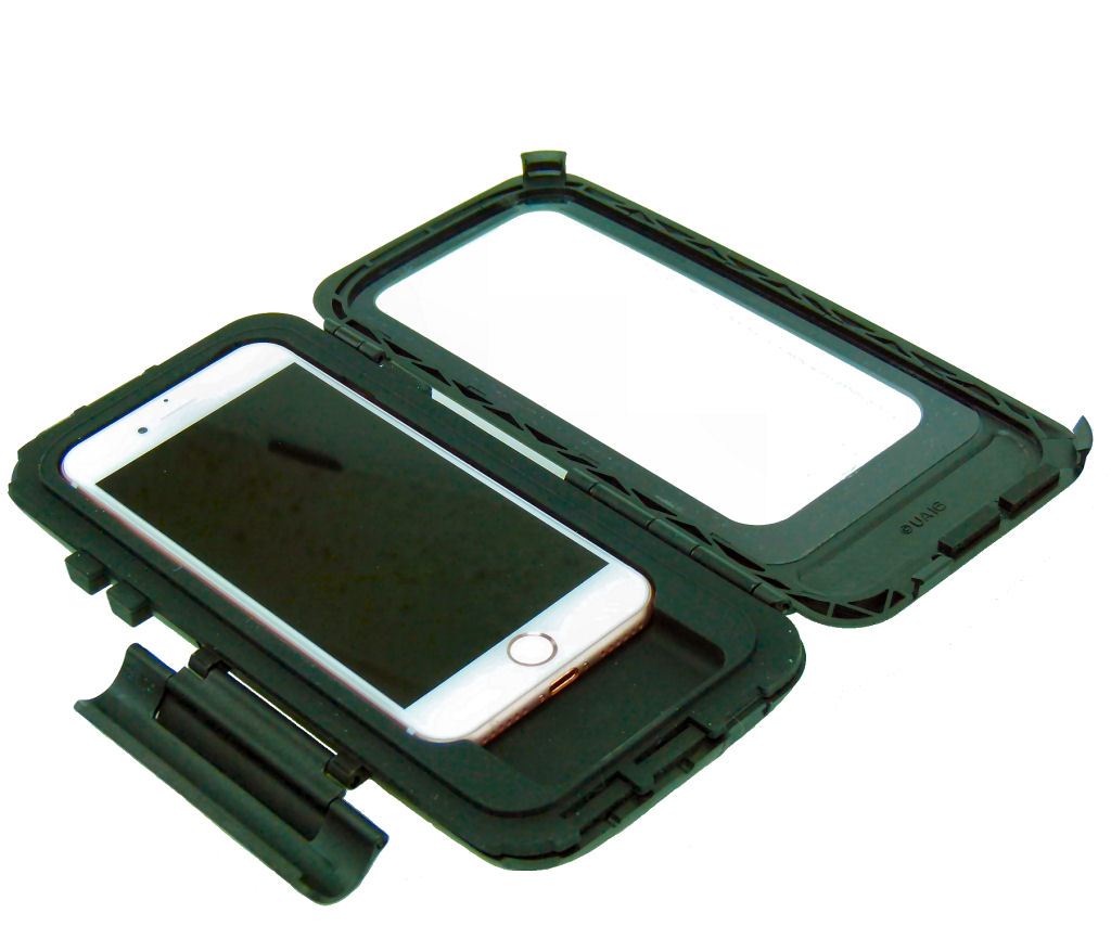 12mm Motorcycle Stem Mount &amp; Hard Tough Case for iPhone SE 2 (2020) fits Kawasaki &amp; Honda Blackbird (sku 53609) - BuyBits Ltd UK