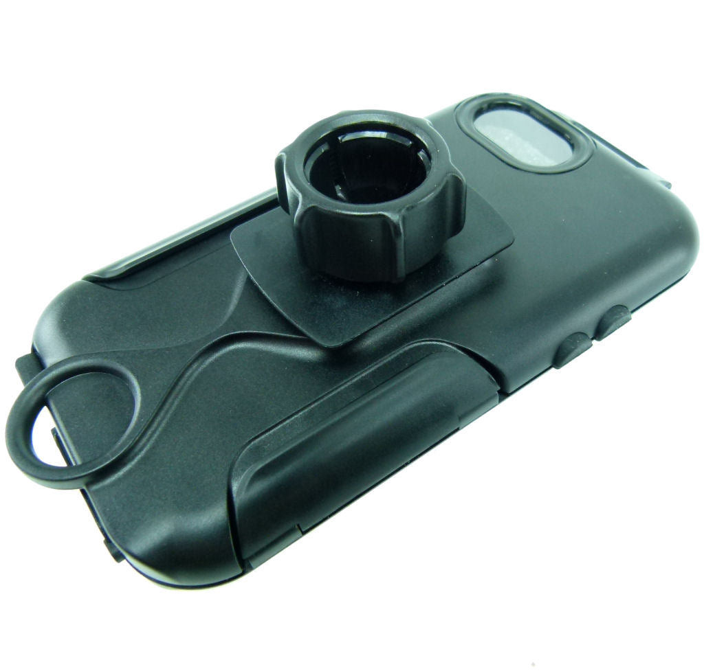 Compact Hard Shell Tough Case 13.3-14.7mm Bike Stem Mount for iPhone 7 (4.7") (sku 36609)