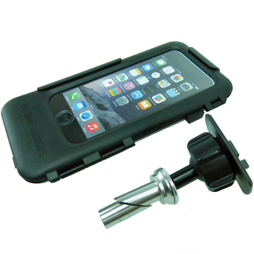Hard Shell Tough Case 17.5-20.5mm  (0.68-0.81 inches) Bike Stem Mount for iPhone 8 PLUS (sku 39113)