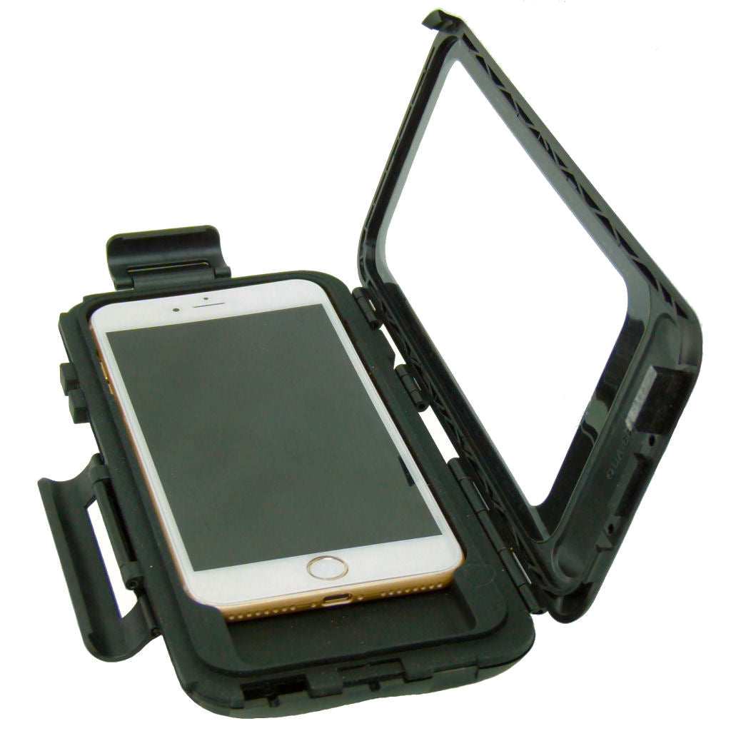 Hard Shell Tough Case 13.3-14.7mm Bike Stem Mount for iPhone 7 PLUS (5.5") (sku 36621)