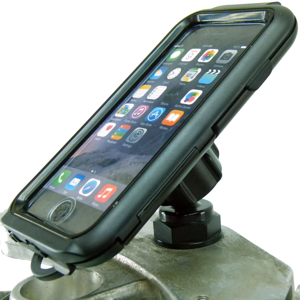 Yoke 10 Motorcycle Yoke Nut Compact Tough Case Mount for Apple iPhone 8 (4.7") Fits Honda (sku 37973)
