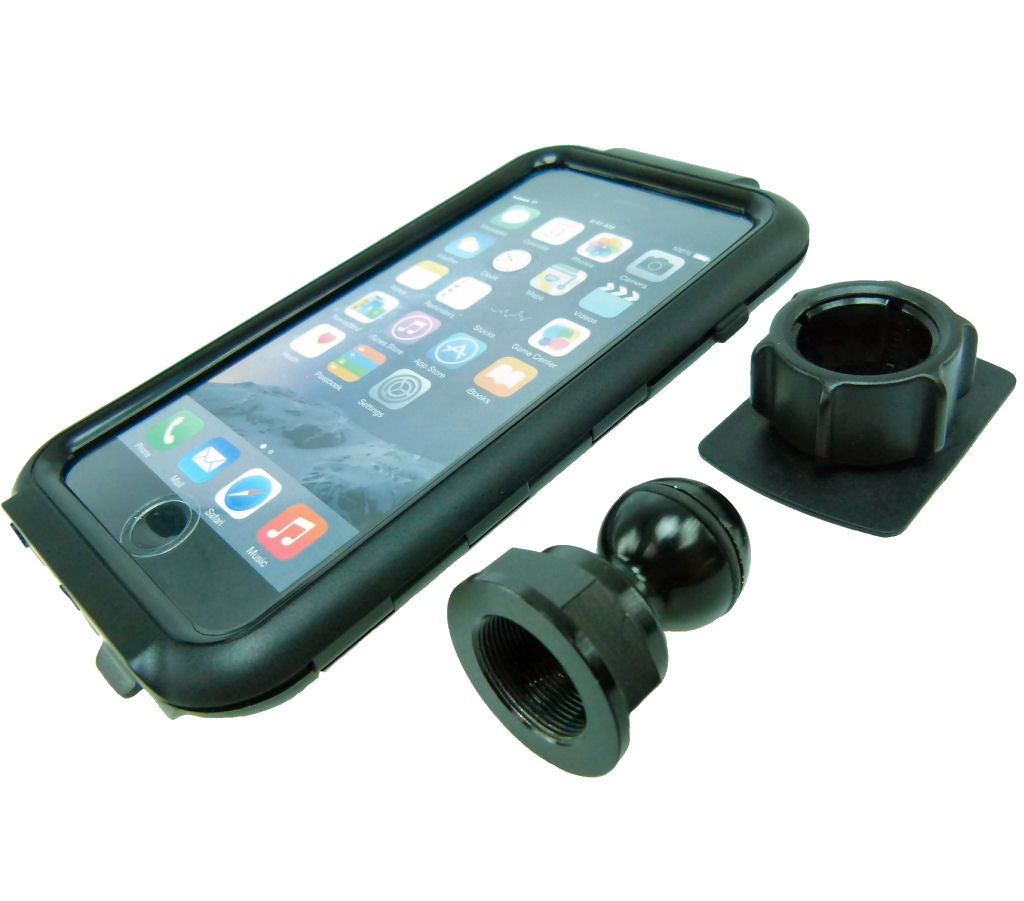 Yoke 10 Motorcycle Yoke Nut Compact Tough Case Mount for Apple iPhone 7 PLUS Fits Honda (sku 36668)