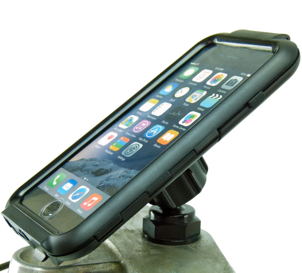 Yoke 10 Motorcycle Yoke Nut Compact Tough Case Mount for Apple iPhone 7 PLUS Fits Honda (sku 36668)