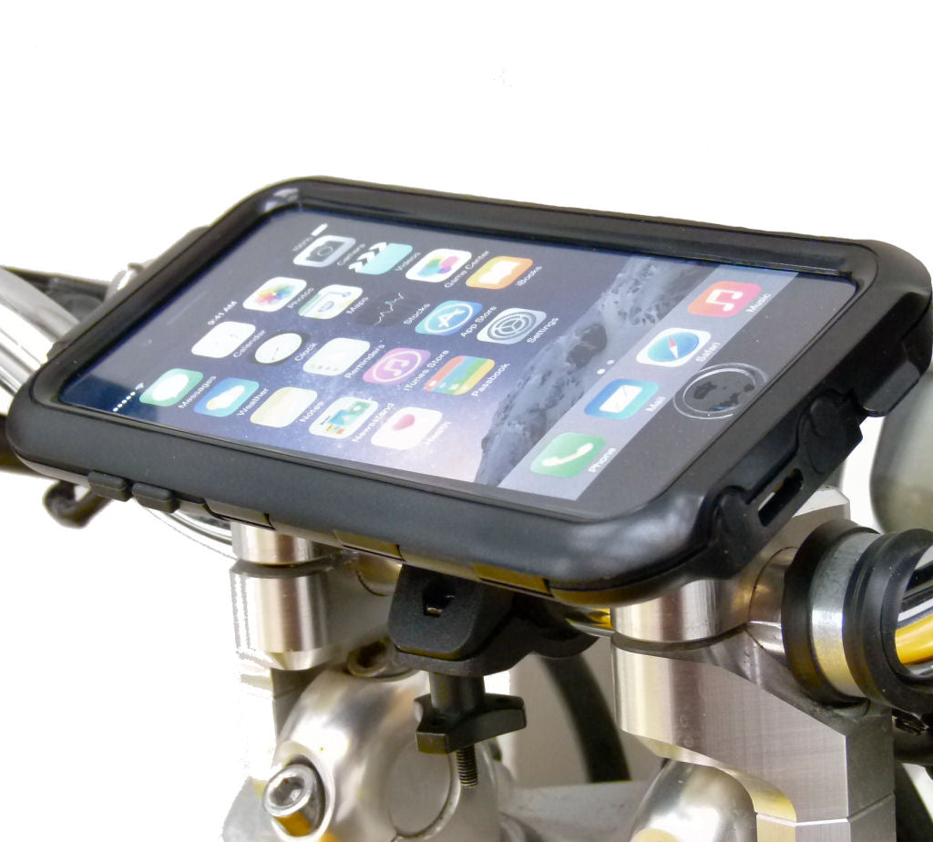 Easy Fit Compact Tough Case Motorcycle Bike Mount for iPhone 7 PLUS (5.5") (sku 36684)
