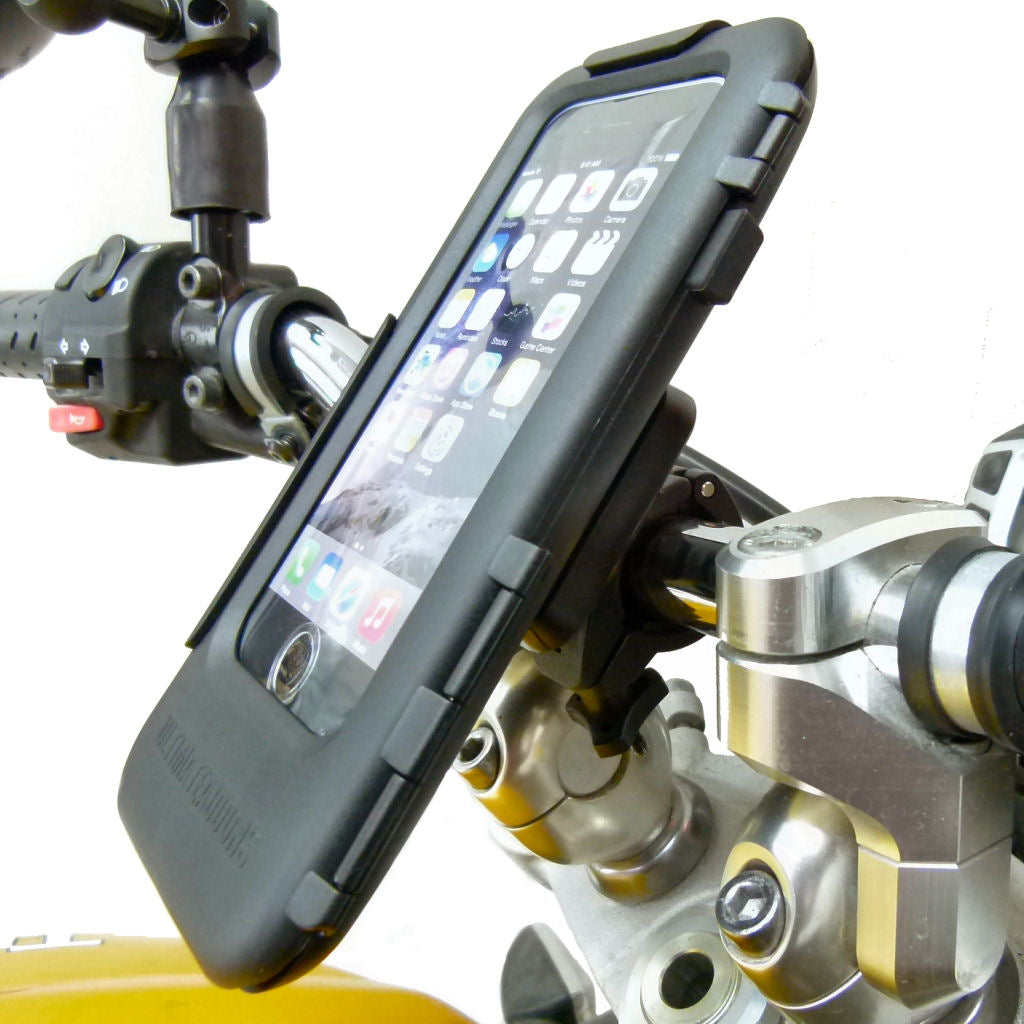 Easy Fit Tough Case Motorcycle Bike Handlebar  Mount for iPhone 6S (4.7") (sku 44909)