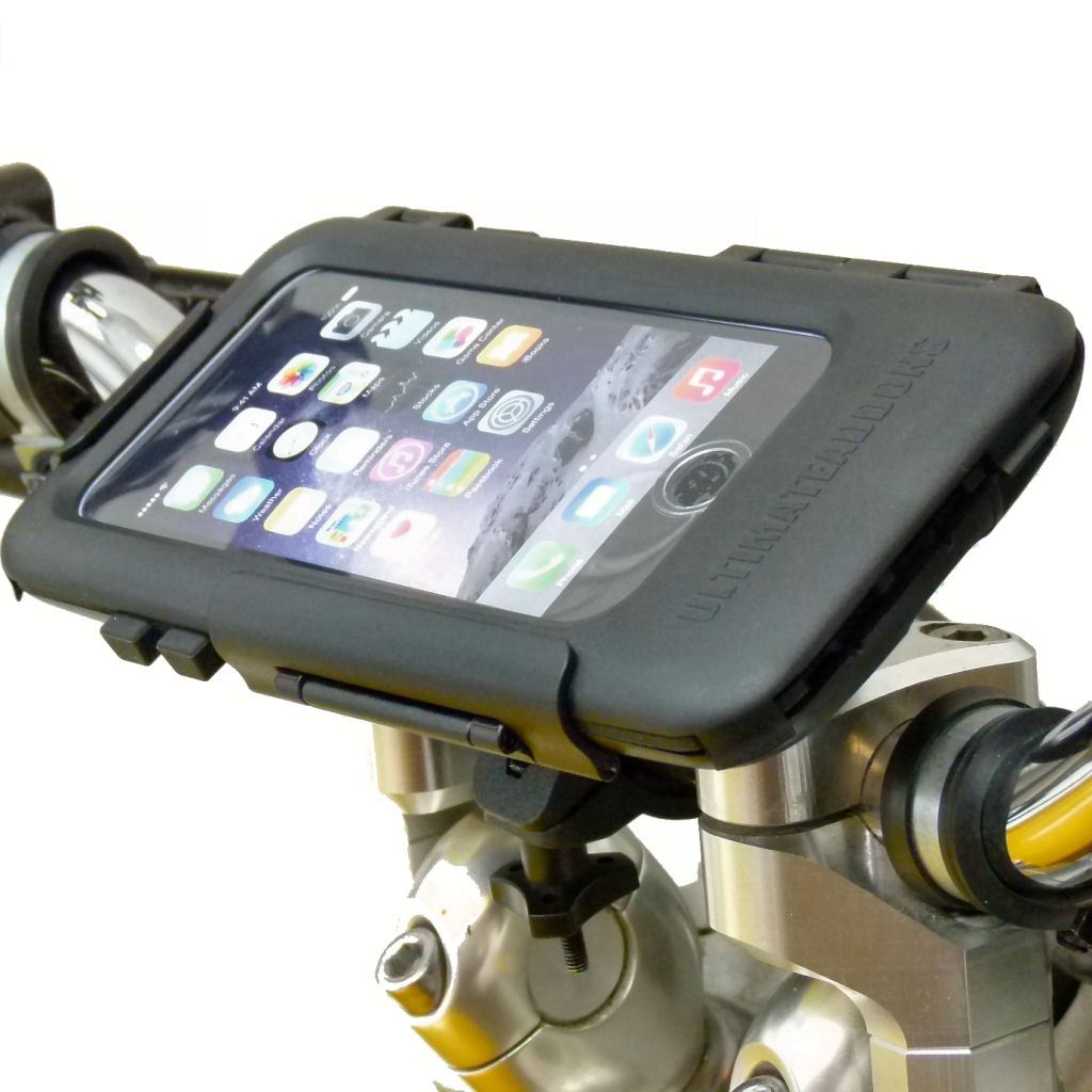 Easy Fit Tough Case Motorcycle Bike Handlebar  Mount for iPhone SE 2 (2020) (sku 53201) - BuyBits Ltd UK