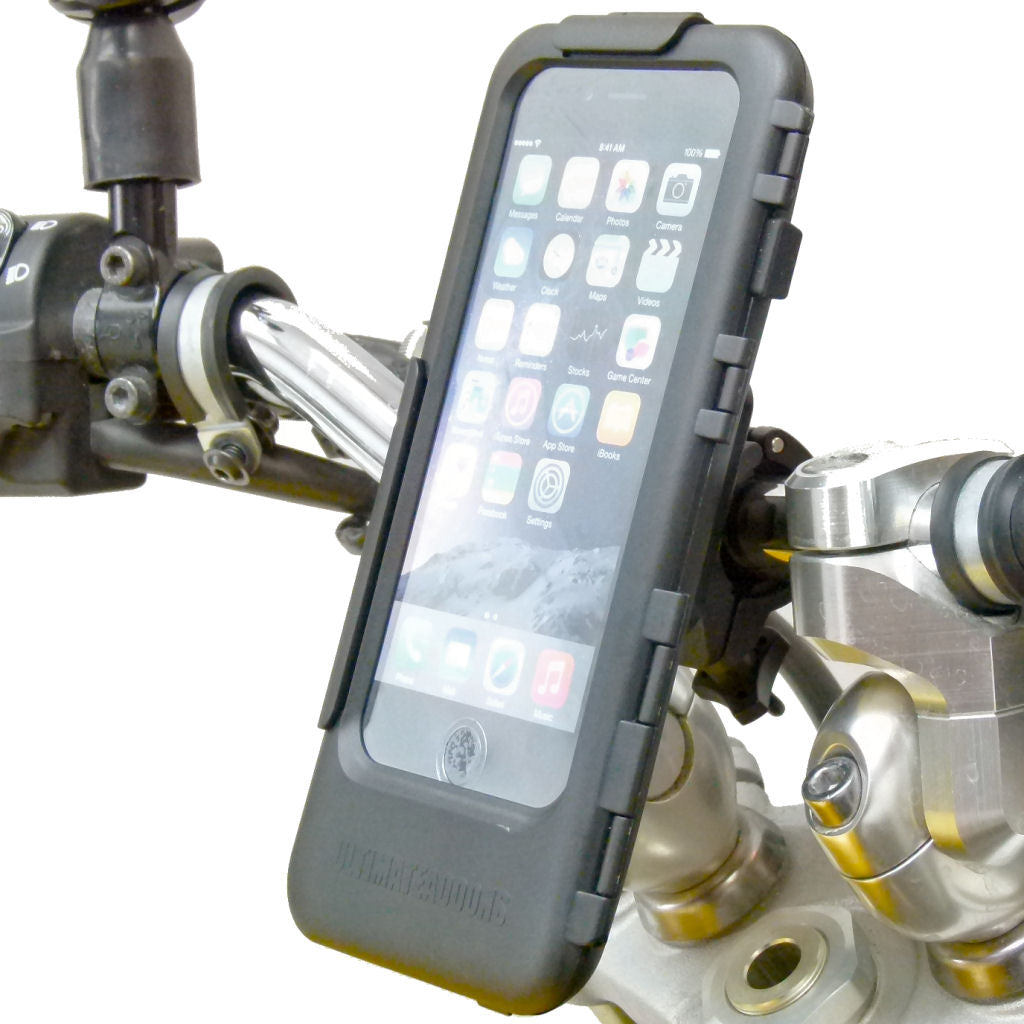 Easy Fit Tough Case Motorcycle Bike Handlebar  Mount for iPhone 7 PLUS (5.5") (sku 36686)