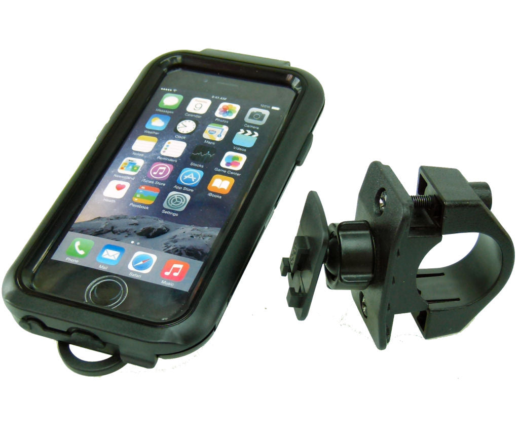 PRO Fit Motorcycle Bike Handlebar Compact Tough Case Mount for iPhone 8 (4.7") (sku 37073)