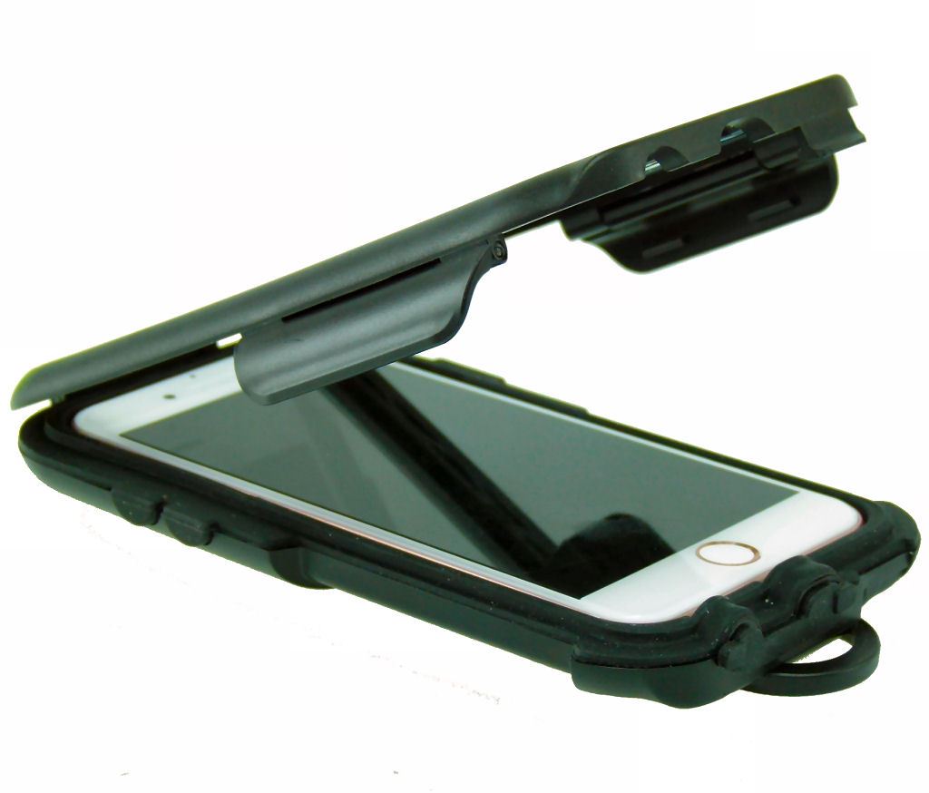 Waterproof Motorcycle M8 Handlebar Top Clamp Compact Tough Case Mount for iPhone SE 2 (2020) (sku 53588) - BuyBits Ltd UK