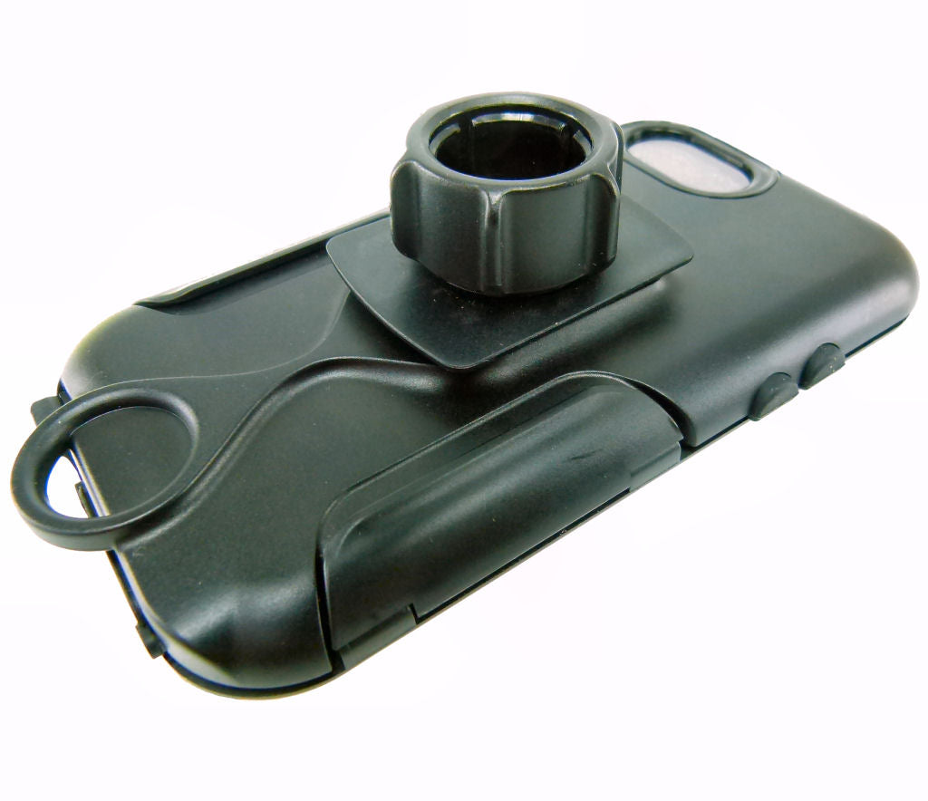 Waterproof Motorcycle M8 Handlebar Top Clamp Compact Tough Case Mount for iPhone 7 (sku 36691)