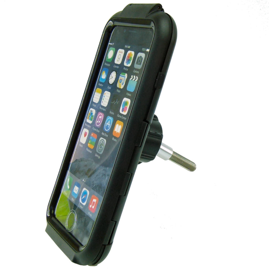 Waterproof Motorcycle M8 Handlebar Top Clamp Compact Tough Case Mount for iPhone 7 PLUS (sku 36692)