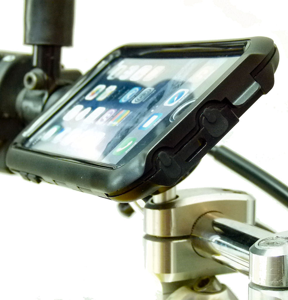Waterproof Motorcycle M8 Handlebar Top Clamp Compact Tough Case Mount for iPhone 7 PLUS (sku 36692)