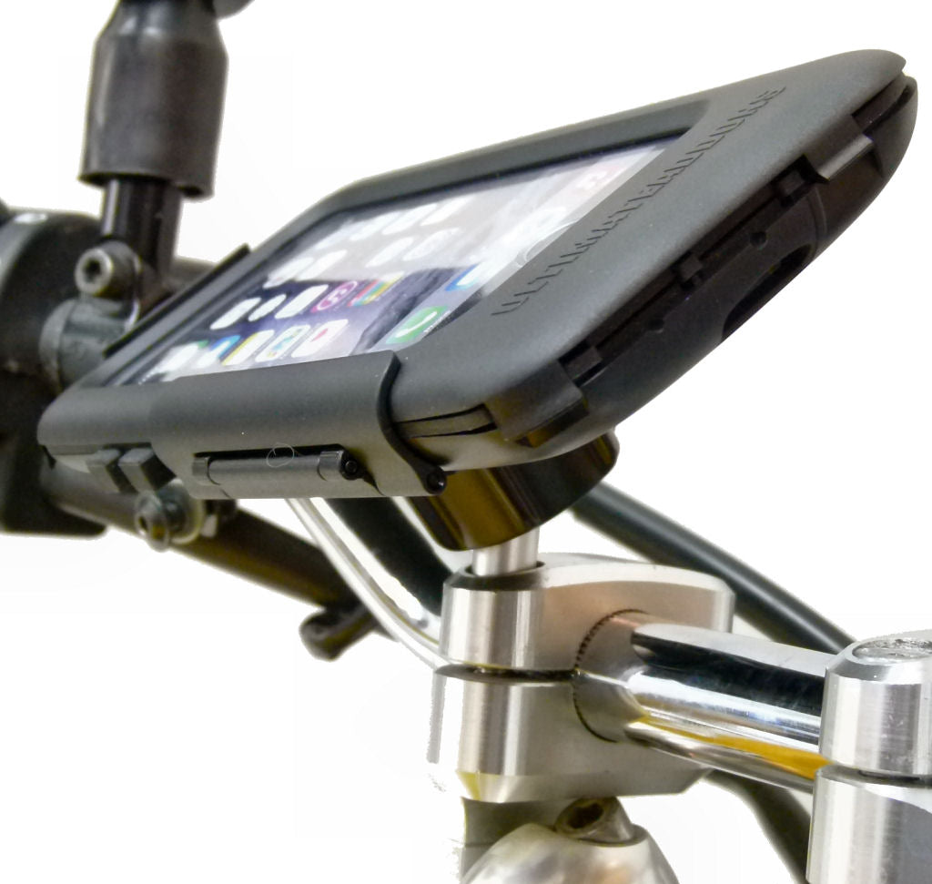 IPX5 Waterproof Motorcycle M8 Handlebar Top Clamp Tough Case Mount for iPhone 8 (sku 37949)